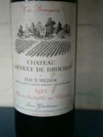 1 fles Haut-Médoc Château Lartigue de Brochon 1981, Rode wijn, Frankrijk, Ophalen of Verzenden
