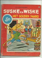 Suske en Wiske : het Gouden Paard , eerste 4-kleuren uitgave, Boeken, Eén stripboek, Ophalen of Verzenden, Gelezen