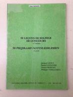 38 Leçons de Solfège de Concours - Jacques Leduc, Enlèvement ou Envoi