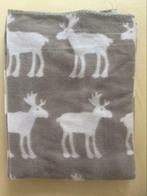 zacht fleece deken dekentje 120 x 160 rendier eland hert, Huis en Inrichting, Ophalen of Verzenden, Zo goed als nieuw
