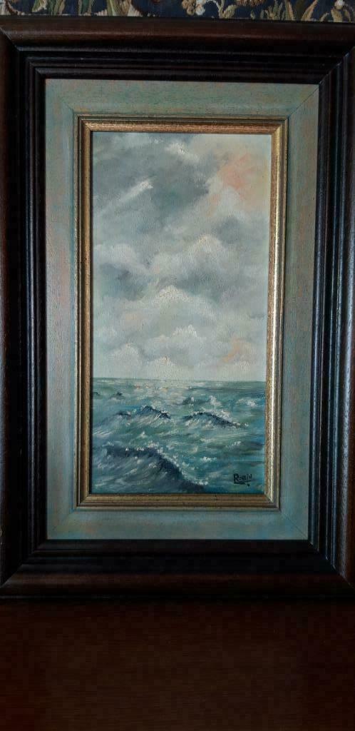 Tableau signé Robin, Antiquités & Art, Art | Peinture | Classique, Enlèvement