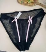 culotte état neuf noire dentelle lacet satin rose et nœud S, Vêtements | Femmes, Rose, Enlèvement ou Envoi