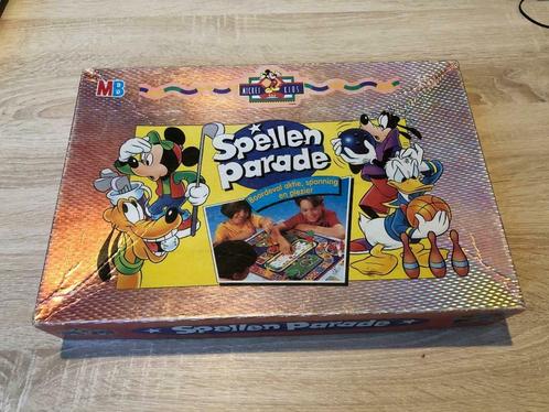 Spellen Parade (Mickey for kids) van MB, vanaf 7 jr, 2-4 sp, Hobby en Vrije tijd, Gezelschapsspellen | Bordspellen, Gebruikt, Een of twee spelers