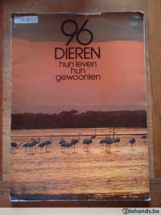 De Beukelaer - 96 dieren hun leven en hun gewoonten, Hobby & Loisirs créatifs, Jeux de société | Jeux de cartes, Utilisé, Enlèvement ou Envoi