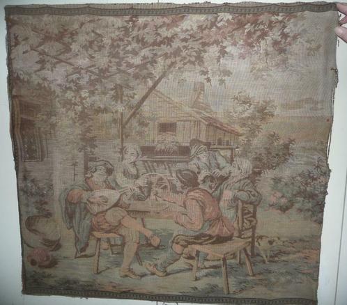 antieke oude tapisserie doek, Antiek en Kunst, Curiosa en Brocante, Ophalen
