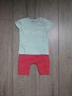M56 - broek + T-shirt (korte mouw) - meisje - Baby Mexx, Enfants & Bébés, Vêtements de bébé | Taille 56, Comme neuf, Fille, Ensemble