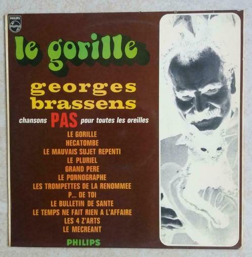 George Brassens : 33T 'le gorille', CD & DVD, Vinyles | Autres Vinyles, Enlèvement ou Envoi