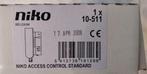 Niko Compacte deurtelefoon voor opbouw, wit ( 10-511)