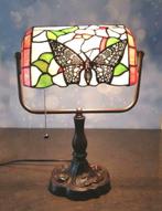 speciale broccante tiffanylamp - Bureaulamp, Antiek en Kunst, Ophalen of Verzenden