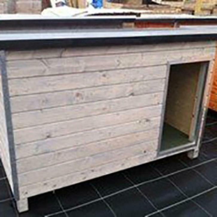 Hondenhok Wood 4 grijs, Dieren en Toebehoren, Hondenhokken, Nieuw, Hondenhok, 100 cm of meer, 110 cm of meer, Ophalen of Verzenden