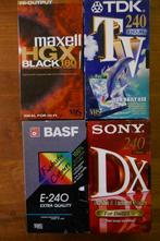 VHS tapes-keuze uit verschillende merken/kwaliteit/tijdsduur, Cd's en Dvd's, Alle leeftijden, Ophalen of Verzenden, Tv-serie of Tv-programma