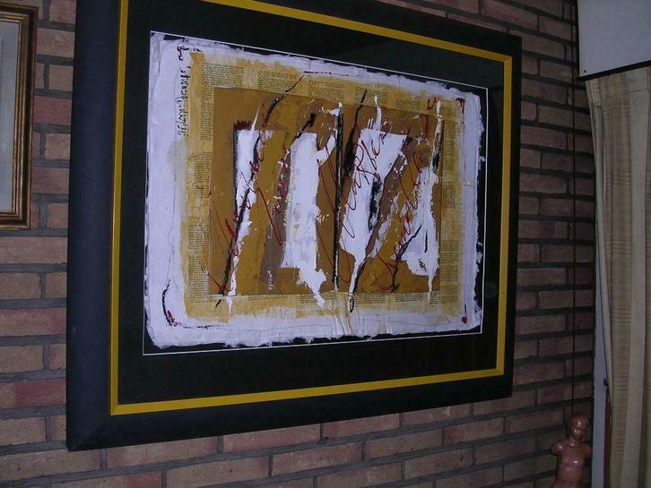 Groot werk van Antonio Poioumen..... 106 - 88 Cm, Antiek en Kunst, Kunst | Schilderijen | Klassiek, Ophalen