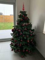 Rode kerstballen en versiering voor kerstboom, Diversen, Ophalen, Gebruikt