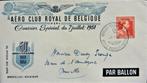 FDC- BELGIË- AERO CLUB DE BELGIQUE (ERG ZELDZAME COVER), Timbres & Monnaies, Enlèvement ou Envoi, Affranchi, Avions