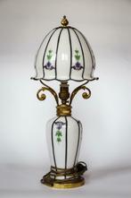 art nouveau tafellampje, Ophalen