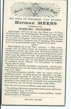 RP Herman Meers Oud-strijder 1914-1918, Verzamelen, Militaria | Algemeen, Overige typen, Landmacht, Verzenden