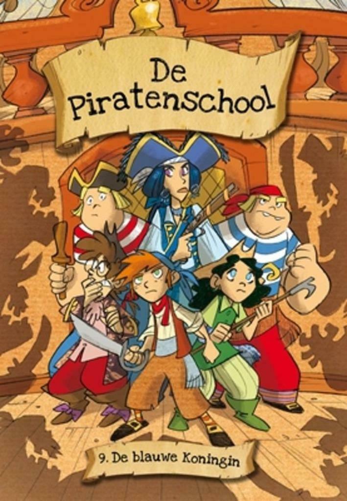 De Piratenschool 9 - De blauwe koningin (2012) (A), Boeken, Kinderboeken | Jeugd | onder 10 jaar, Nieuw, Fictie algemeen, Verzenden