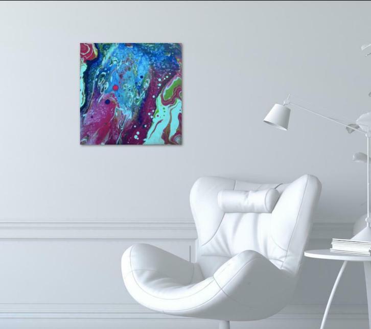 M@t 1618 - Carniv@l 83, Antiek en Kunst, Kunst | Schilderijen | Abstract, Ophalen of Verzenden