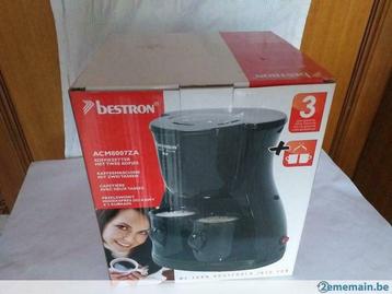 Cafetière 2 tasses Bestron, Electroménager, Café moulu, Autres modèles, Enlèvement ou Envoi, 2 à 4 tasses