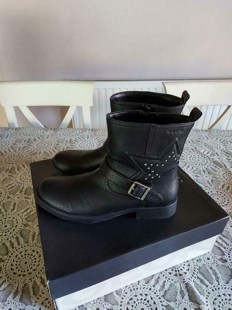 Lederen nieuwe laarsjes van Geox in maat 40, Ophalen of Verzenden, Nieuw