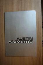 AUSTIN mini metro brochure, Enlèvement ou Envoi, Comme neuf, Autres marques