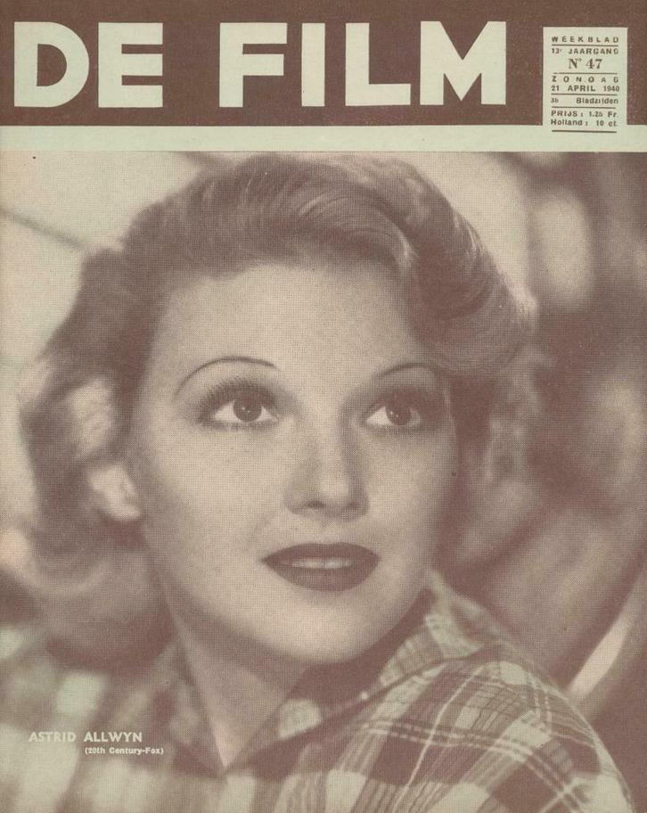 De Film (weekblad, jaargang 13, n° 47, 1940, Patria), Boeken, Tijdschriften en Kranten, Ophalen of Verzenden