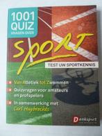 Sport. 1001 Quiz-vragen over Sport. I.s.m. Carl Huybrechts, Ophalen of Verzenden, Zo goed als nieuw, Overige sporten