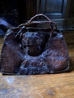 Très ancien sac en croco daté de 1890, Antiquités & Art