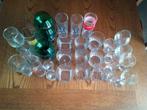 33 alcoholglazen, Huis en Inrichting, Glas, Glas of Glazen, Gebruikt, Ophalen