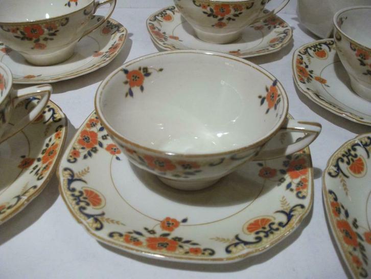 Koffiekopjes, melkkan John Maddock & Sons Belvedere, Antiek en Kunst, Curiosa en Brocante, Ophalen of Verzenden