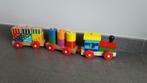 houten treintje, Kinderen en Baby's, Speelgoed | Houten speelgoed, Gebruikt, Ophalen, Duw- of Trekspeelgoed