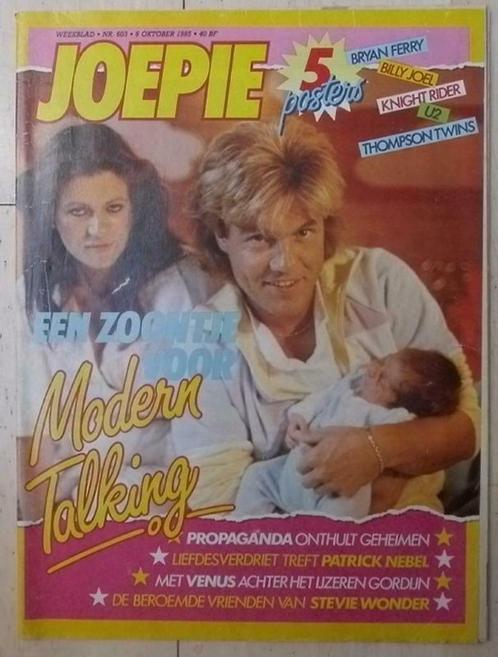 Joepie nr. 603 (6 oktober 1985) - Modern Talking, Livres, Journaux & Revues, Enlèvement ou Envoi