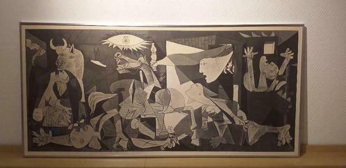 Guernica - Picasso, seventies, XL - 130x62cm, Antiek en Kunst, Kunst | Overige Kunst, Verzenden