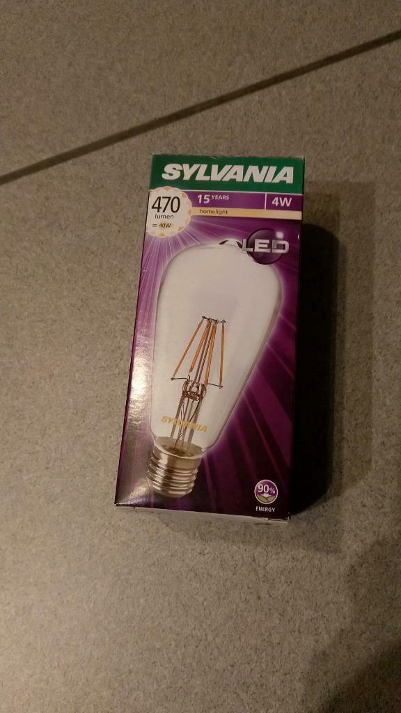 A-merk Sylvania ToLEDo Retro ST64  (model Edison), Huis en Inrichting, Lampen | Losse lampen, Nieuw, Led-lamp, Minder dan 30 watt