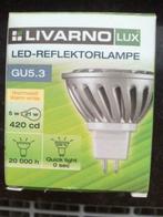 Ampoules GU5.3  12 V ( 5 w et 1,4 w) LED., Bricolage & Construction, Autres types, Enlèvement ou Envoi, Neuf