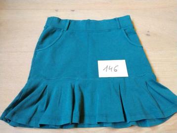 petrol blauwe rok mt 146 Kiddo, Robe ou Jupe, Utilisé, Fille, Enlèvement ou Envoi