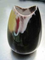 Vase vintage en céramique "fismouth bec de poisson" par JASB, Comme neuf, Moins de 50 cm, Rouge, Enlèvement ou Envoi