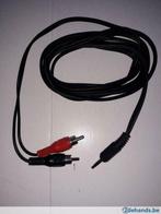 Stereo Cinch / Jack kabel - 2,50 meter, Ophalen of Verzenden, Gebruikt, 2 tot 5 meter, Overige kabels