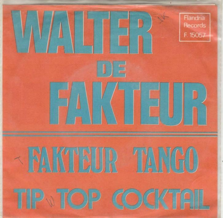 45T: Walter de Fakteur: Fakteur Tango : Accordeon, CD & DVD, Vinyles Singles, Single, 7 pouces, Enlèvement ou Envoi
