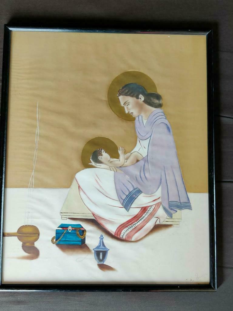 Marie et l'enfant Jésus, Collections, Religion, Utilisé, Christianisme | Catholique, Autres types, Enlèvement