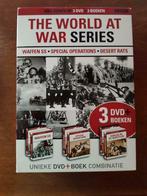 World at War - 3 dvd's + 3 boeken, CD & DVD, DVD | TV & Séries télévisées, Enlèvement, Coffret, Non fictionnel, À partir de 16 ans