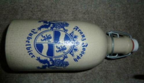 # stenen fles / kruik FRANZ JOSEPH JUBELBIER, Verzamelen, Biermerken, Gebruikt, Flesje(s), Overige merken, Ophalen of Verzenden
