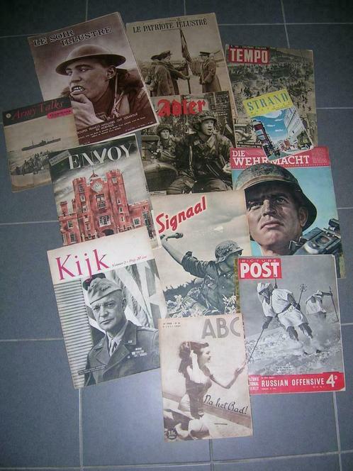Revues de la 2e guerre mondiale 1939 - 1945, Collections, Revues, Journaux & Coupures, Journal ou Magazine, 1940 à 1960, Enlèvement ou Envoi