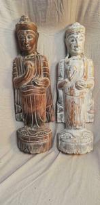 Statue de bouddha en bois d albesia 50 cm, Enlèvement ou Envoi, Neuf