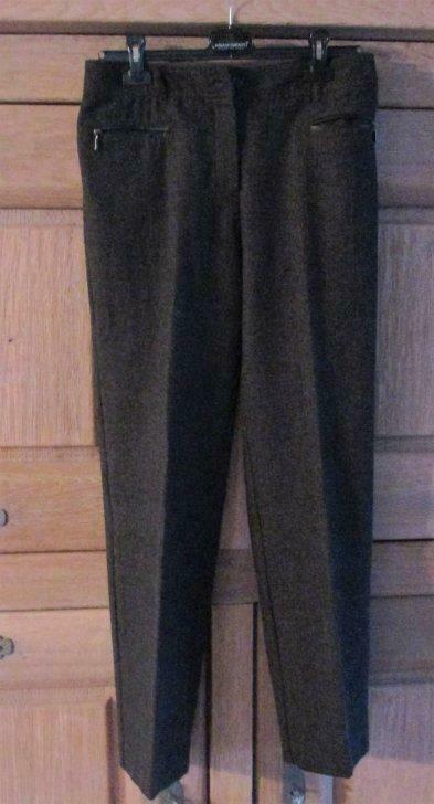 Donkergrijze lange broek - Canda - mt 40 (dames), Kleding | Dames, Broeken en Pantalons, Gedragen, Maat 38/40 (M), Grijs, Lang