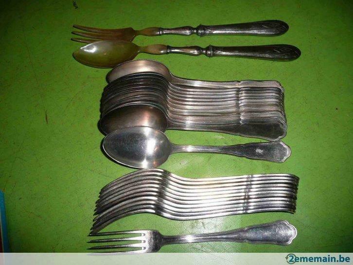 zilveren lepels+vorken Wiskemann keurmerk 84, Huis en Inrichting, Keuken | Keukenbenodigdheden, Gebruikt, Ophalen of Verzenden