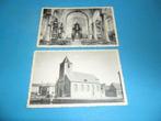 2 cpa non voyagées Houdeng-Aimeries église état voir photos, Collections, Cartes postales | Belgique, Hainaut, Non affranchie