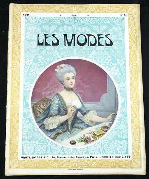 [Mode] Les Modes 1901 Mai No. 5 - Belle Epoque, Antiquités & Art, Antiquités | Livres & Manuscrits, Enlèvement ou Envoi