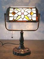 speciale broccante tiffanylamp - Burealamp, Antiek en Kunst, Ophalen of Verzenden