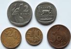 Zuid Afrika - muntenset, Postzegels en Munten, Munten | Afrika, Setje, Zuid-Afrika, Ophalen of Verzenden
